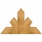 Ekena Millwork Richland Rough Sawn Timber Gable Bracket, Western Red Cedar, 36"W x 23"H x 4"D x 6"F, 15/12 Pitch GBW036X23X0406RIC00RWR - alternate 1